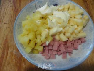 土豆火腿沙拉酱的做法步骤：7