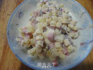土豆火腿沙拉酱的做法步骤：8