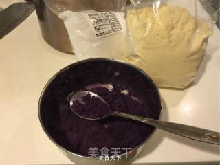紫薯球的做法步骤：4