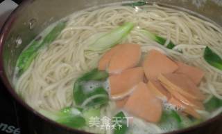 煎蛋面的做法步骤：4