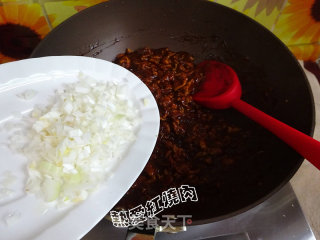 鸡蛋炸酱菠菜面的做法步骤：14