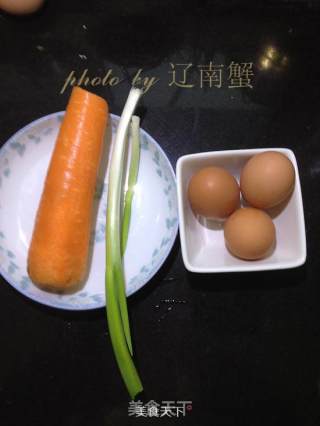 胡萝卜鸡蛋饼的做法步骤：1