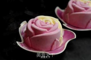 红心火龙果冻芝士双色慕斯的做法步骤：14