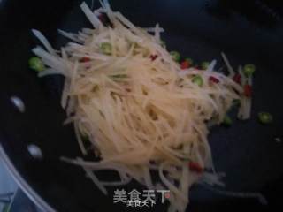 酸辣土豆丝的做法步骤：5