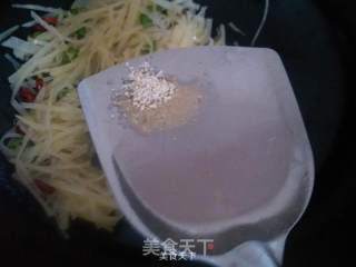 酸辣土豆丝的做法步骤：6
