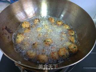 炸白萝卜丸子的做法步骤：14