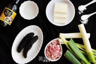 十分钟的美味大菜—海参肉沫豆腐的做法步骤：1