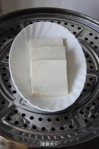 十分钟的美味大菜—海参肉沫豆腐的做法步骤：3