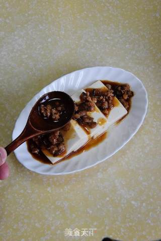 十分钟的美味大菜—海参肉沫豆腐的做法步骤：7