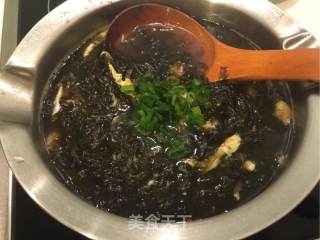 蚝干紫菜蛋花汤的做法步骤：4