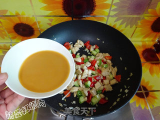 彩椒腰果鸡丁的做法步骤：13