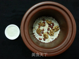 #高考倒计时营养早餐#最佳补脑滋养早餐核桃花生粥的做法步骤：8
