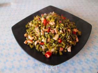 肉末酸豆角的做法步骤：5
