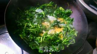 韭菜泼蛋的做法步骤：4