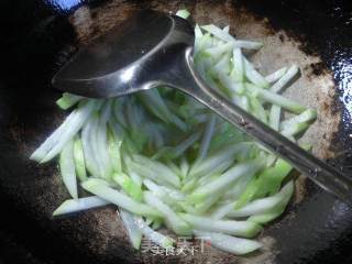 韭菜牛肚炒夜开花的做法步骤：6