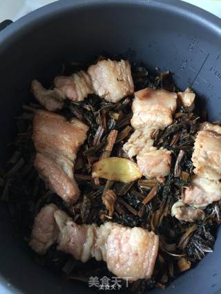 农家菜干扣肉的做法步骤：17