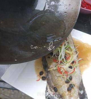 豆豉清蒸石斑的做法步骤：5