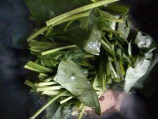 翡翠白玉~菠菜羊汤炖豆腐的做法步骤：6