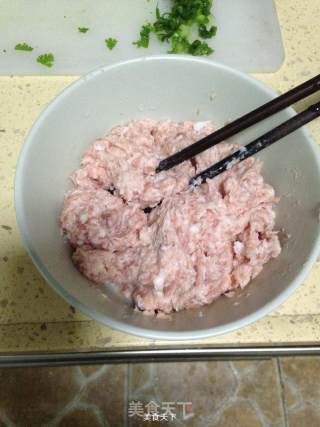 鲜肉马蹄云吞的做法步骤：1