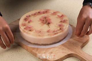 幸福像花儿一样绽放——【樱花慕斯】的做法步骤：32