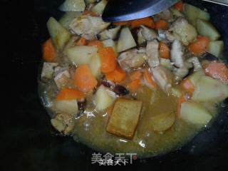 咖喱鸡块——低油版的做法步骤：6