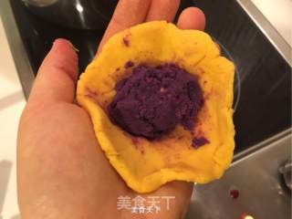 花生酱双薯糯米糍的做法步骤：6