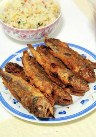 香酥小黄鱼 / 小黄鱼紫菜面  宝宝爱吃的面~的做法步骤：6