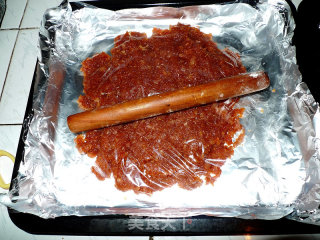 自制蜜汁猪肉脯的做法步骤：16