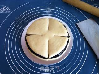 黑芝麻酱面包的做法步骤：9