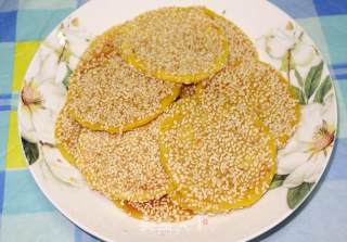 奶香芝麻南瓜饼的做法步骤：11