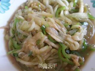 茄条炒青尖椒的做法步骤：8
