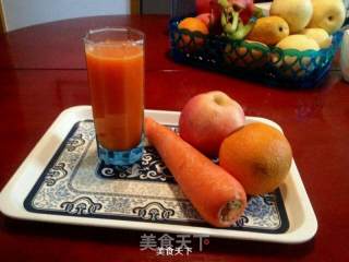 胡萝卜橙子苹果汁的做法步骤：9