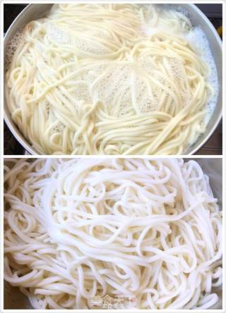 芸豆土豆蚬子面的做法步骤：15