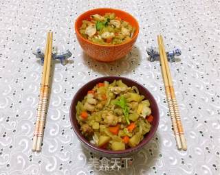 芸豆土豆蚬子面的做法步骤：18