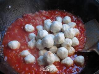 茄汁鱼丸饭的做法步骤：10