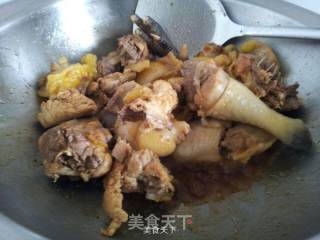 香油板栗鸡的做法步骤：4