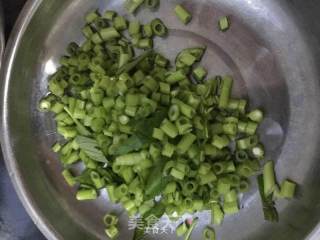 空心菜土豆蛋炒饭的做法步骤：3
