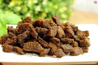 孜然牛肉干的做法步骤：11