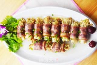 培根金针菇的做法步骤：6