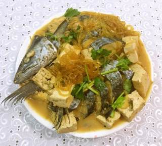 鲅鱼炖豆腐粉条的做法步骤：12
