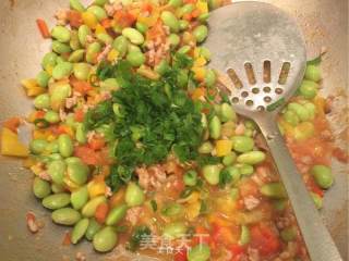 毛豆炒西红柿的做法步骤：8