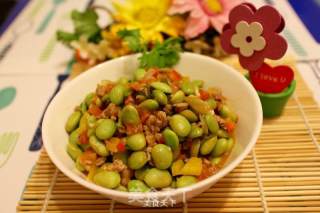 毛豆炒西红柿的做法步骤：9