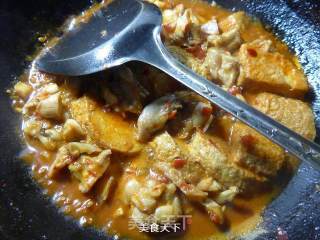 鲜素鸡烧牛蛙的做法步骤：16