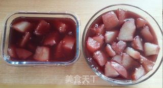 红酒雪梨冻的做法步骤：2