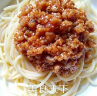 美味茄汁意面的做法步骤：9