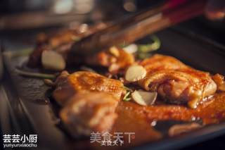 蜂蜜烤鸡【芸芸小厨】的做法步骤：2