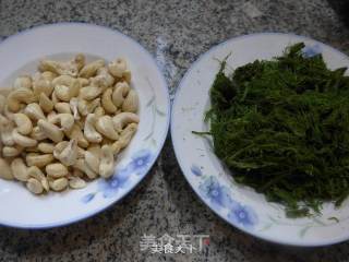 苔条腰果的做法步骤：1