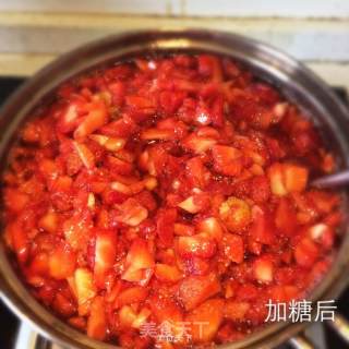 草莓????酱的做法步骤：4