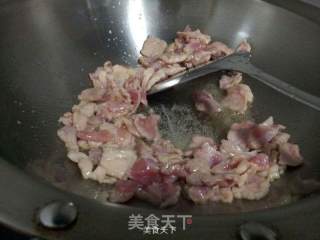 秋葵炒肉 男人菜补肾菜的做法步骤：3