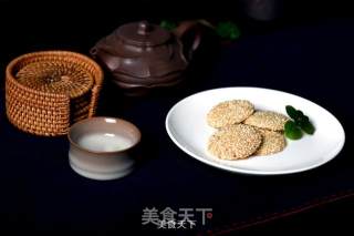 德普烤箱食谱——芝麻薄饼的做法步骤：8